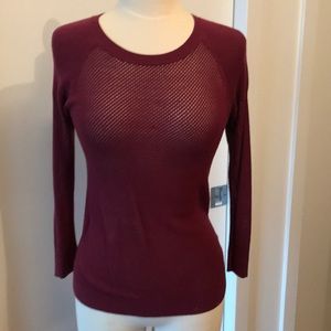 Express burgundy sweater